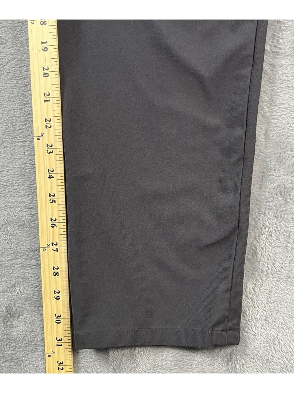 Lululemon ABC Pants Men's 34 Black Classic 5 Pockets Chino Golf - Picture 10 of 10